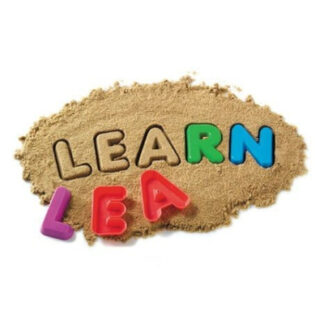 Alfabetet sandformar - versaler (Learning Resources)